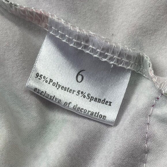 Adorable Sweetness Floral Knit Dress Girls Size 6 Ruffle Sleeveless Pink, Purple - Picture 5 of 9